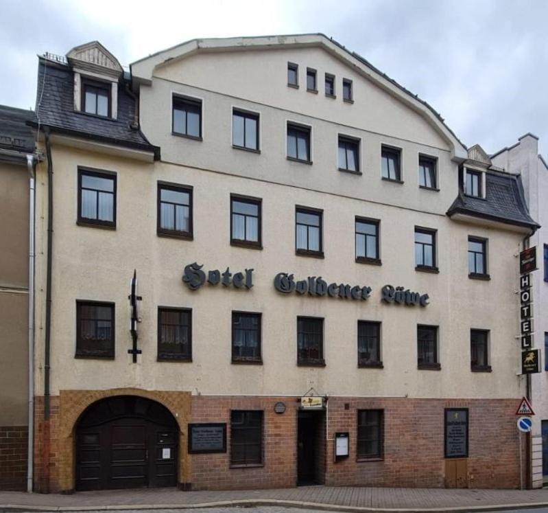 Hotel Goldener Loewe Цойленрода Экстерьер фото